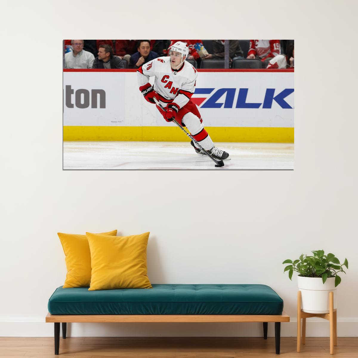 Brady Skjei Famous USA Hockey Player Poster North America Hockey HD Photo Print