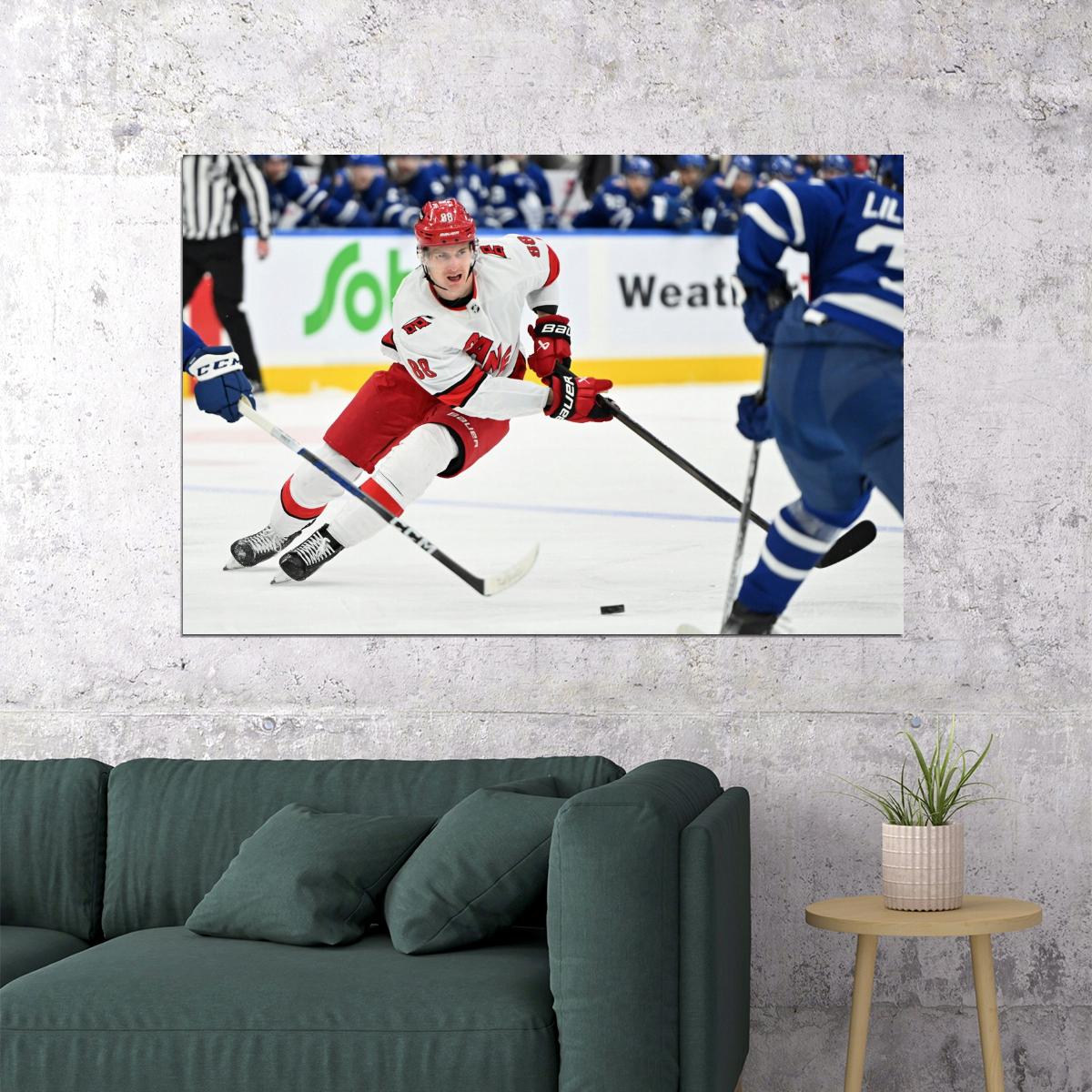 Martin Necas Famous USA Hockey Player Poster North America Hockey HD Photo Print