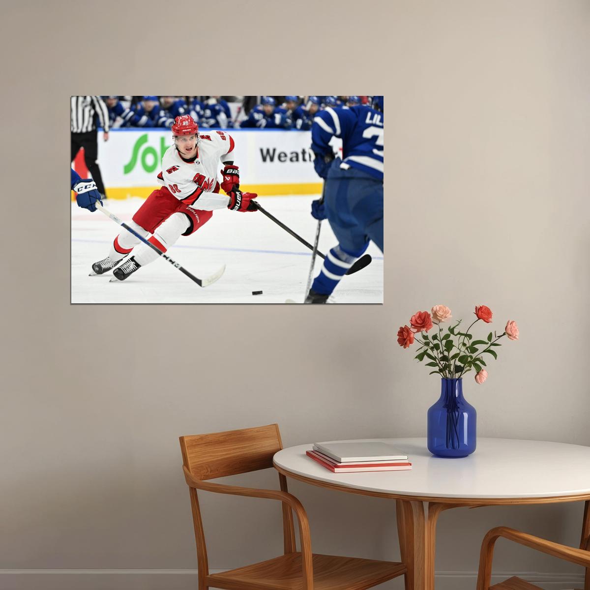 Martin Necas Famous USA Hockey Player Poster North America Hockey HD Photo Print
