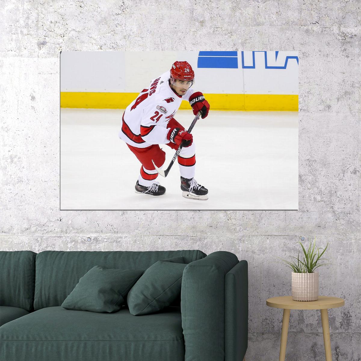 Seth Jarvis Famous USA Hockey Player Poster North America Hockey HD Photo Print