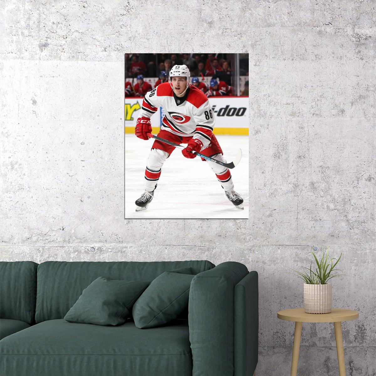 Teuvo Teravainen Famous USA Hockey Player Poster North America Hockey HD Photo Print