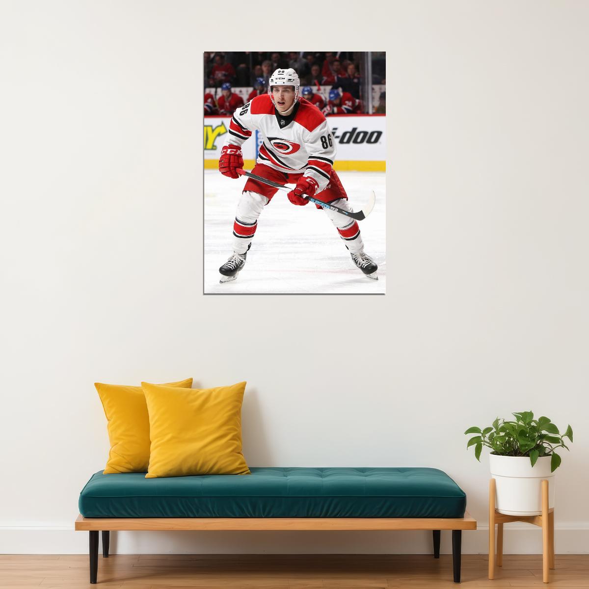 Teuvo Teravainen Famous USA Hockey Player Poster North America Hockey HD Photo Print