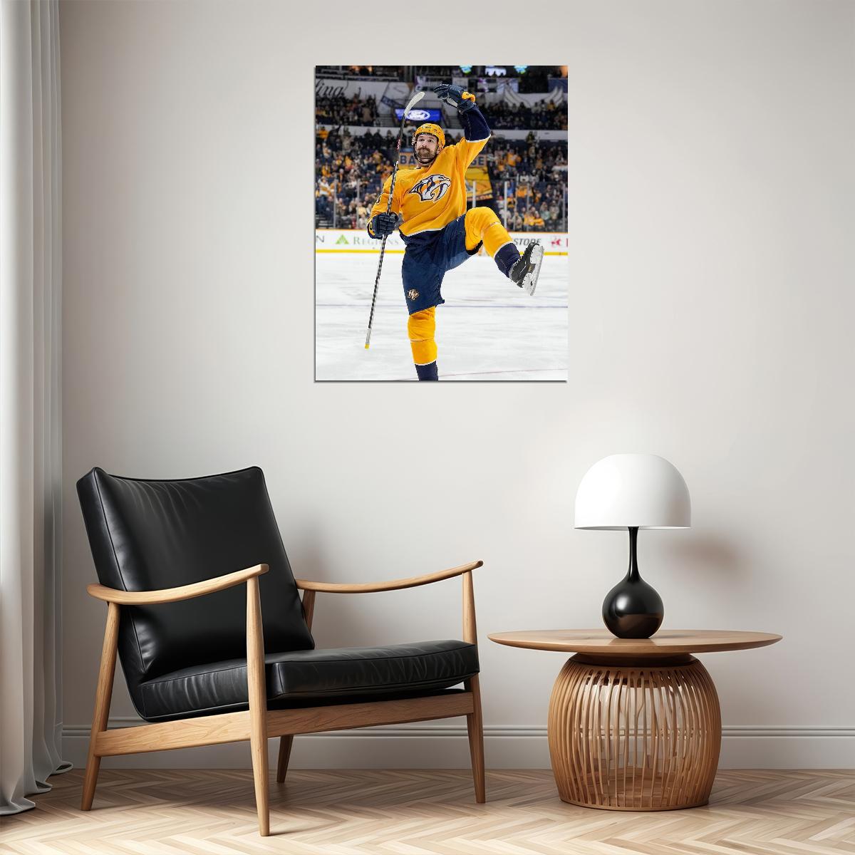 Filip Forsberg Victory Dance Famous USA Hockey Player Poster North America Hockey HD Photo Print