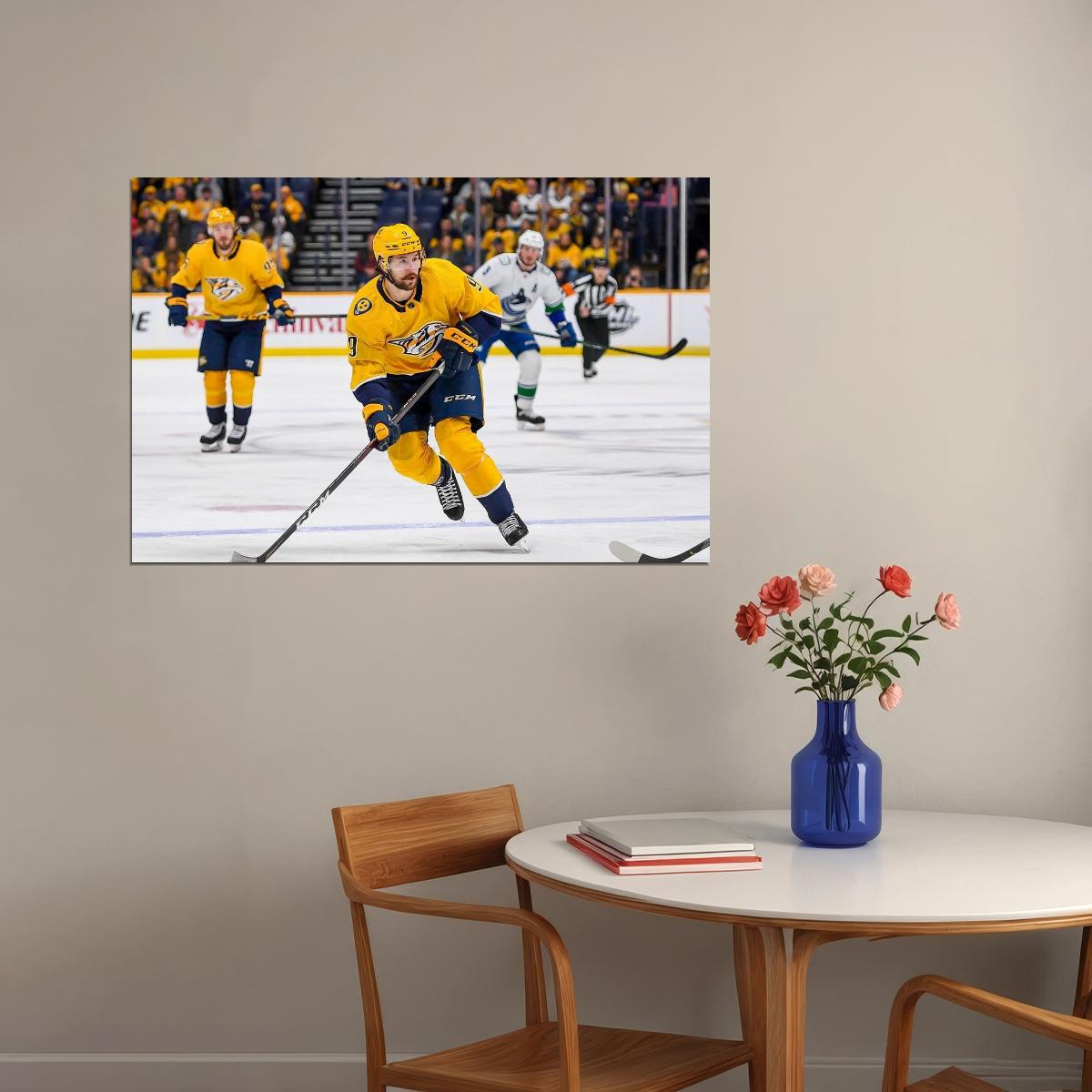 Filip Forsberg Famous USA Hockey Player Poster North America Hockey HD Photo Print