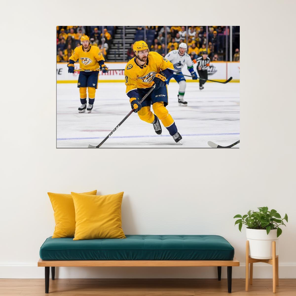 Filip Forsberg Famous USA Hockey Player Poster North America Hockey HD Photo Print