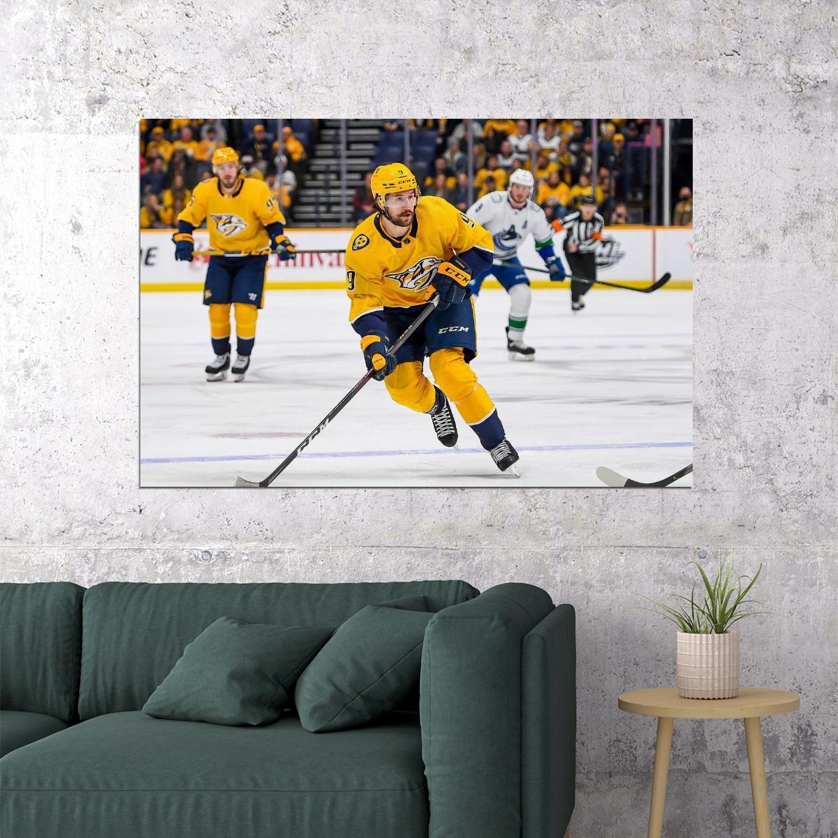 Filip Forsberg Famous USA Hockey Player Poster North America Hockey HD Photo Print