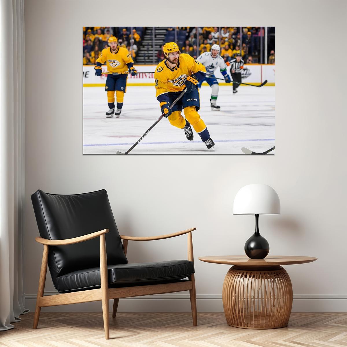 Filip Forsberg Famous USA Hockey Player Poster North America Hockey HD Photo Print