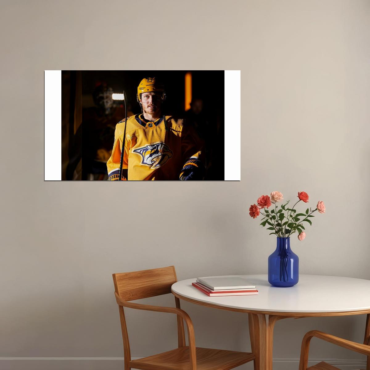 Gustav Nyquist Famous USA Hockey Player Poster North America Hockey HD Photo Print
