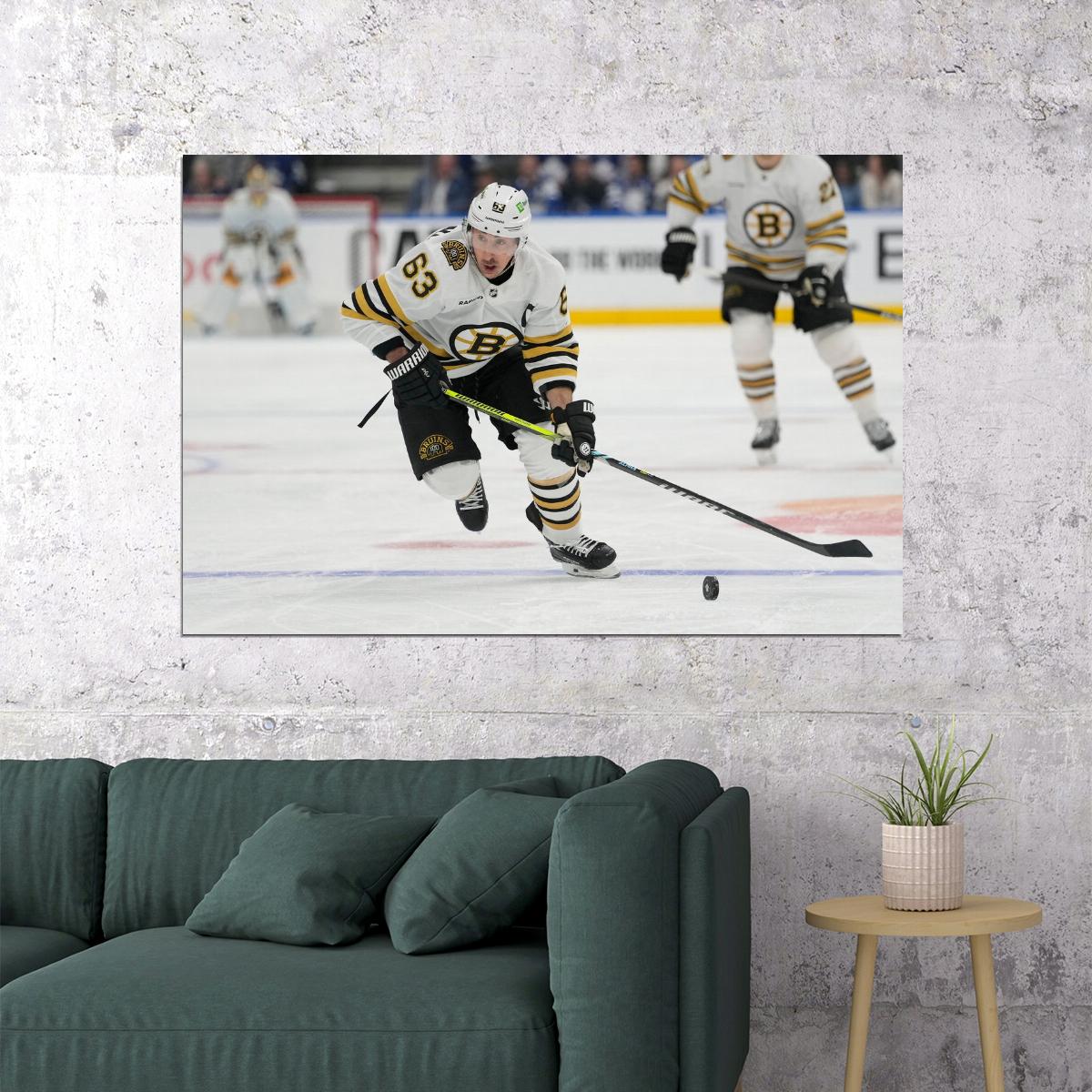 Brad Marchand Famous USA Hockey Player Poster North America Hockey HD Photo Print