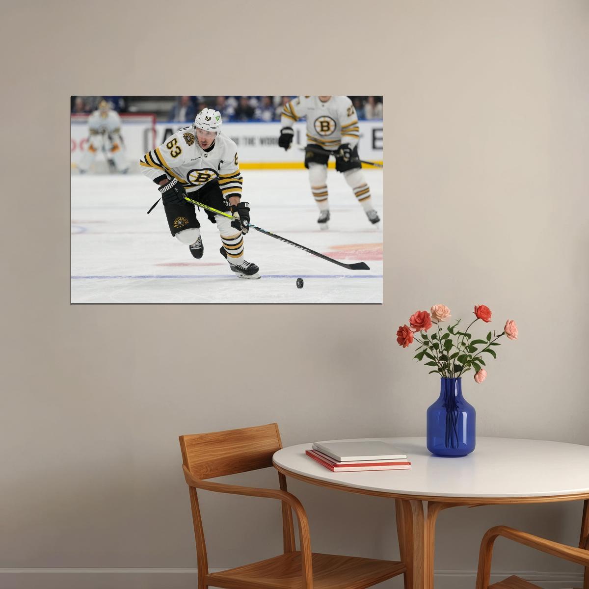Brad Marchand Famous USA Hockey Player Poster North America Hockey HD Photo Print