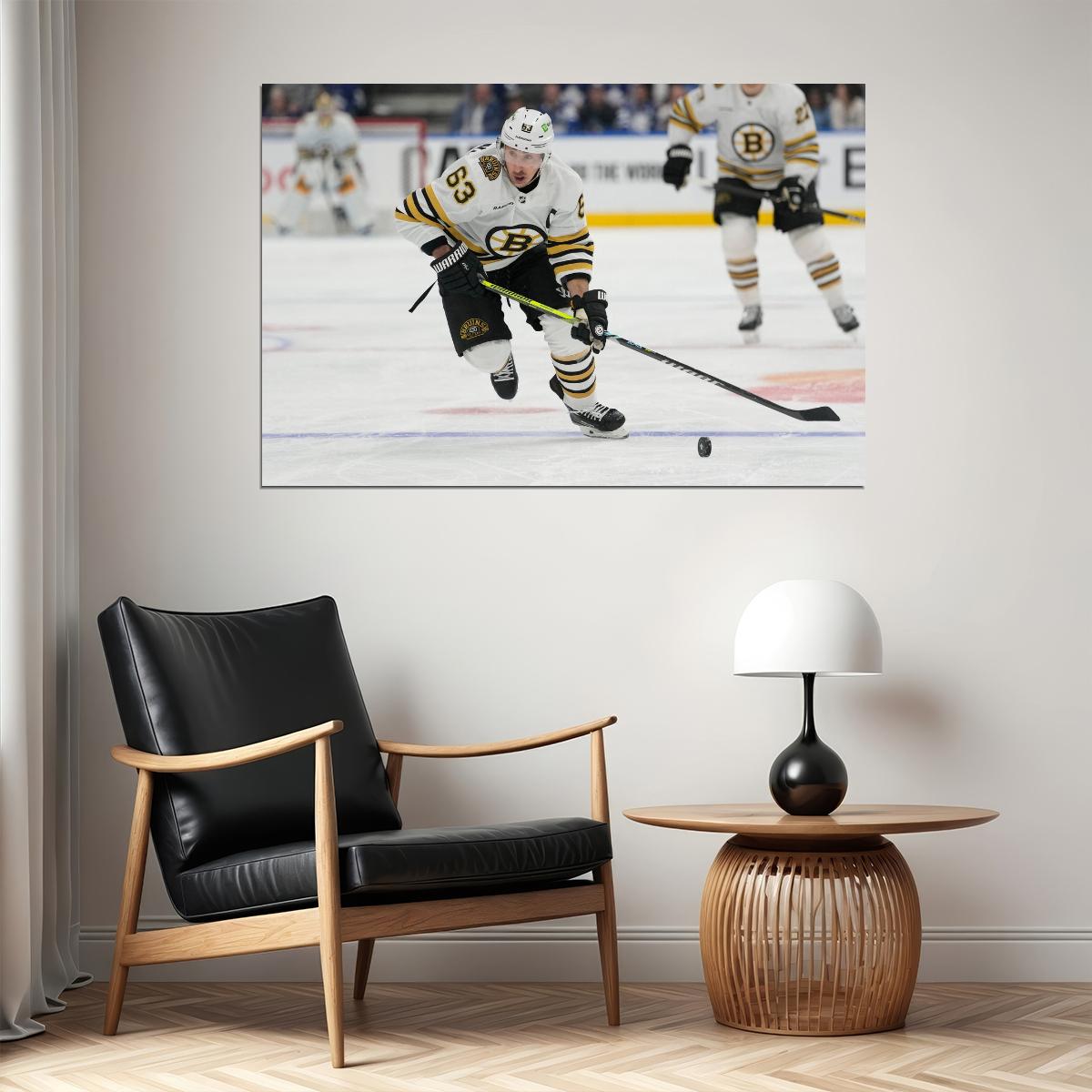 Brad Marchand Famous USA Hockey Player Poster North America Hockey HD Photo Print