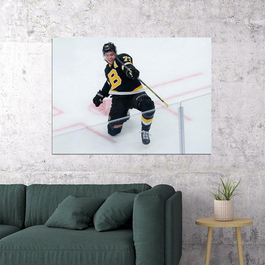 Charlie McAvoy Posing Famous USA Hockey Player Poster North America Hockey HD Photo Print - xonomax