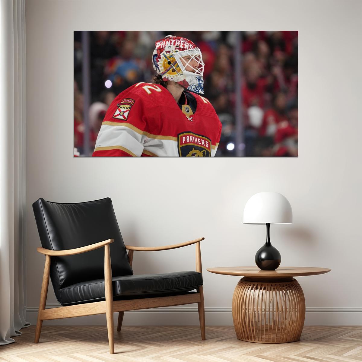 Sergei Bobrovsky Famous USA Hockey Player Poster North America Hockey HD Photo Print