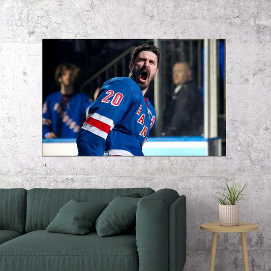 Chris Kreider Scream Famous USA Hockey Player Poster North America Hockey HD Photo Print - xonomax