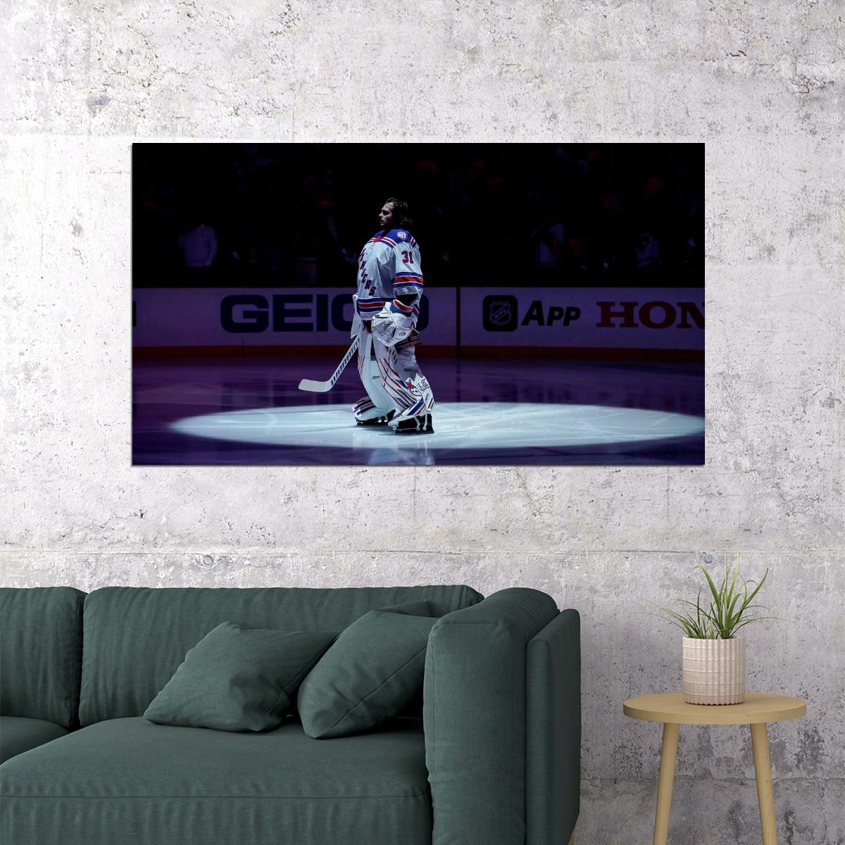 Igor Shesterkin Famous USA Hockey Player Poster North America Hockey HD Photo Print