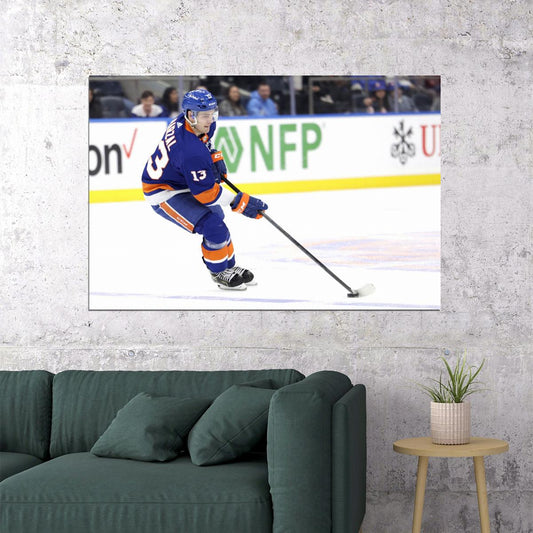 Mathew Barzal Famous USA Hockey Player Poster North America Hockey HD Photo Print - xonomax