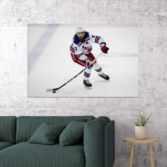 Mika Zibanejad Famous USA Hockey Player Poster North America Hockey HD Photo Print - xonomax