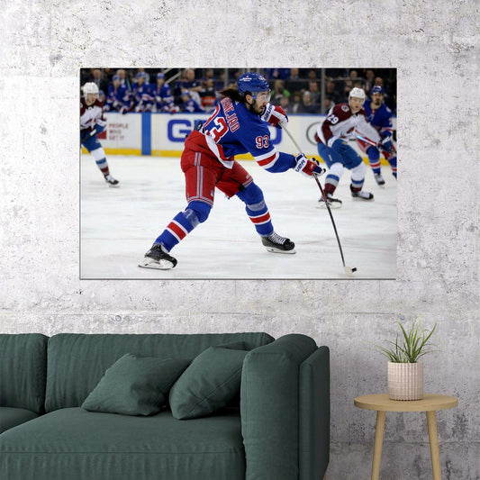 Mika Zibanejad Famous USA Hockey Player Poster North America Hockey HD Photo Print - xonomax