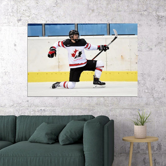Cole Perfetti Famous USA Hockey Player Poster North America Hockey HD Photo Print - xonomax