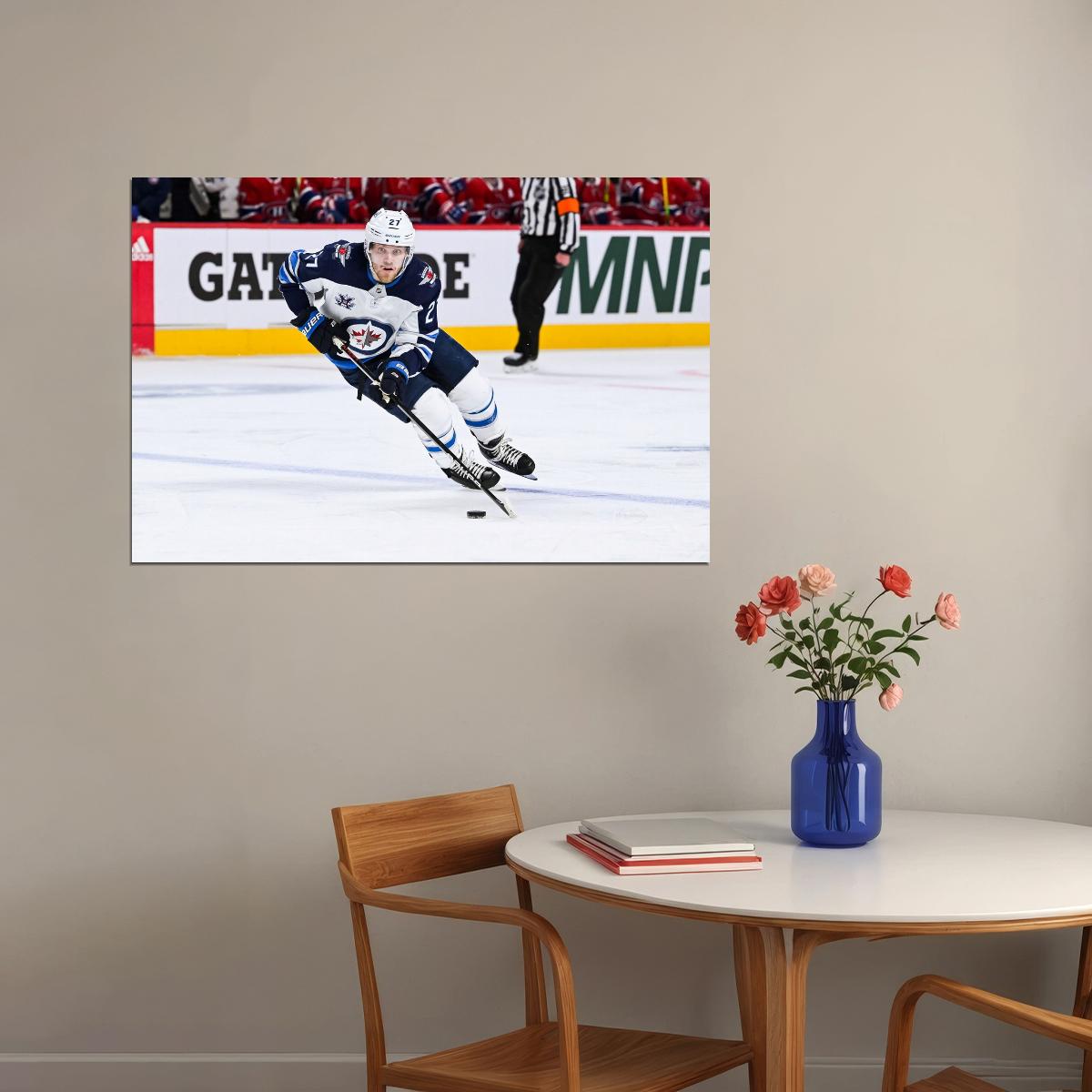Nikolaj Ehlers Famous USA Hockey Player Poster North America Hockey HD Photo Print - xonomax