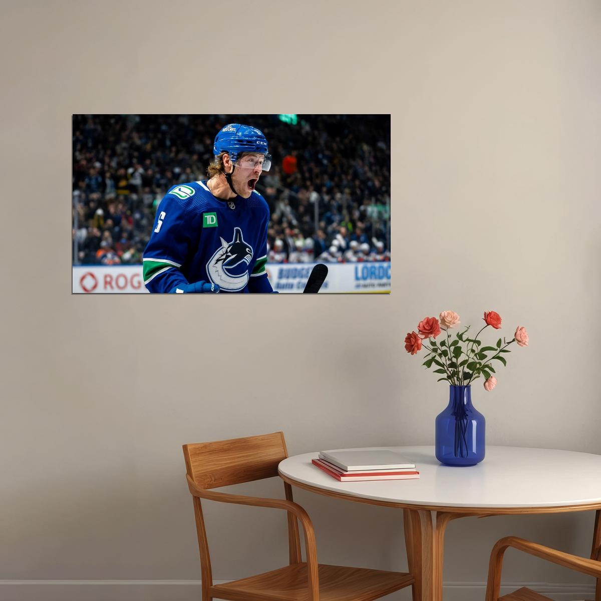 Brock Boeser Famous USA Hockey Player Poster North America Hockey HD Photo Print - xonomax