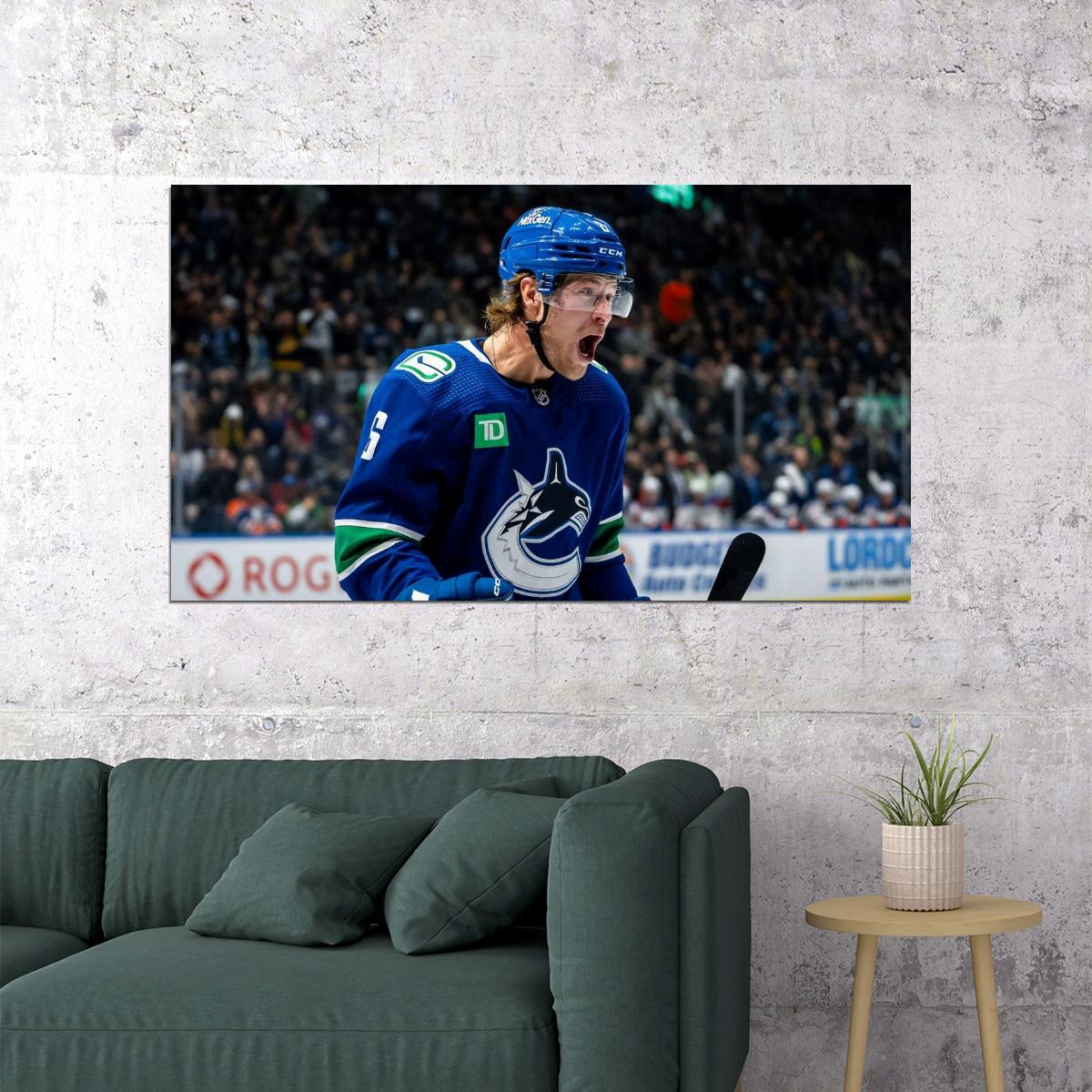 Brock Boeser Famous USA Hockey Player Poster North America Hockey HD Photo Print - xonomax