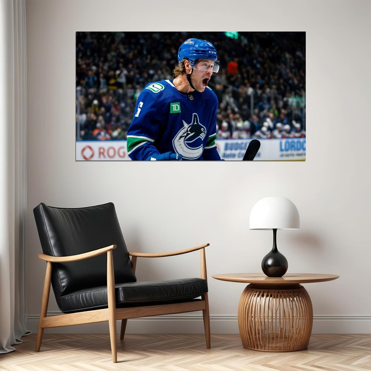 Brock Boeser Famous USA Hockey Player Poster North America Hockey HD Photo Print - xonomax