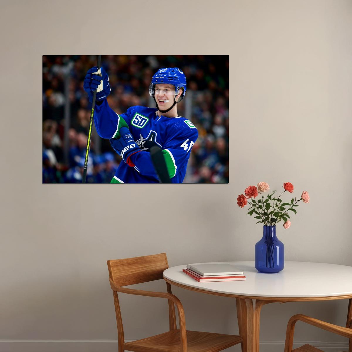 Elias Pettersson Famous USA Hockey Player Poster North America Hockey HD Photo Print - xonomax