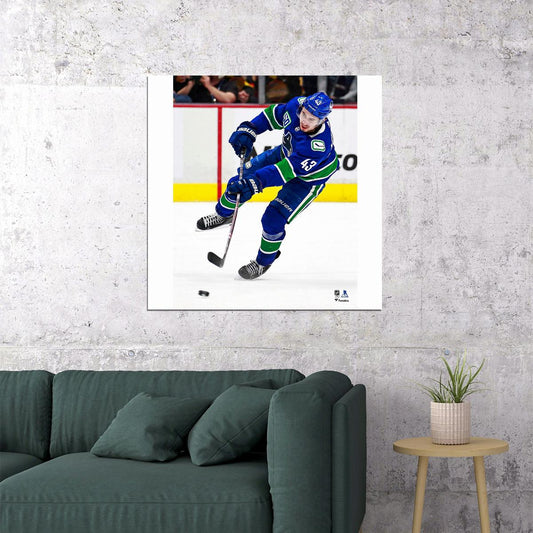 Quinn Hughes Famous USA Hockey Player Poster North America Hockey HD Photo Print - xonomax