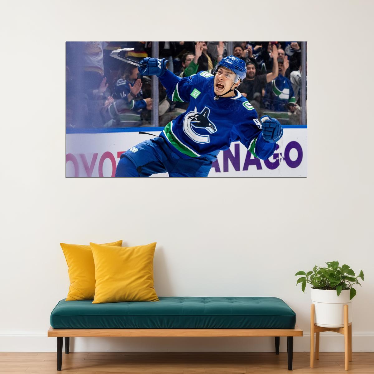 Thatcher Demko Victory Famous USA Hockey Player Poster North America Hockey HD Photo Print - xonomax