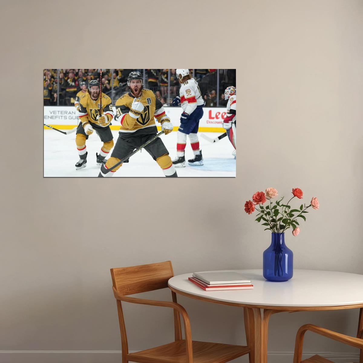 Jonathan Marchessault Scream Famous USA Hockey Player Poster North America Hockey HD Photo Print