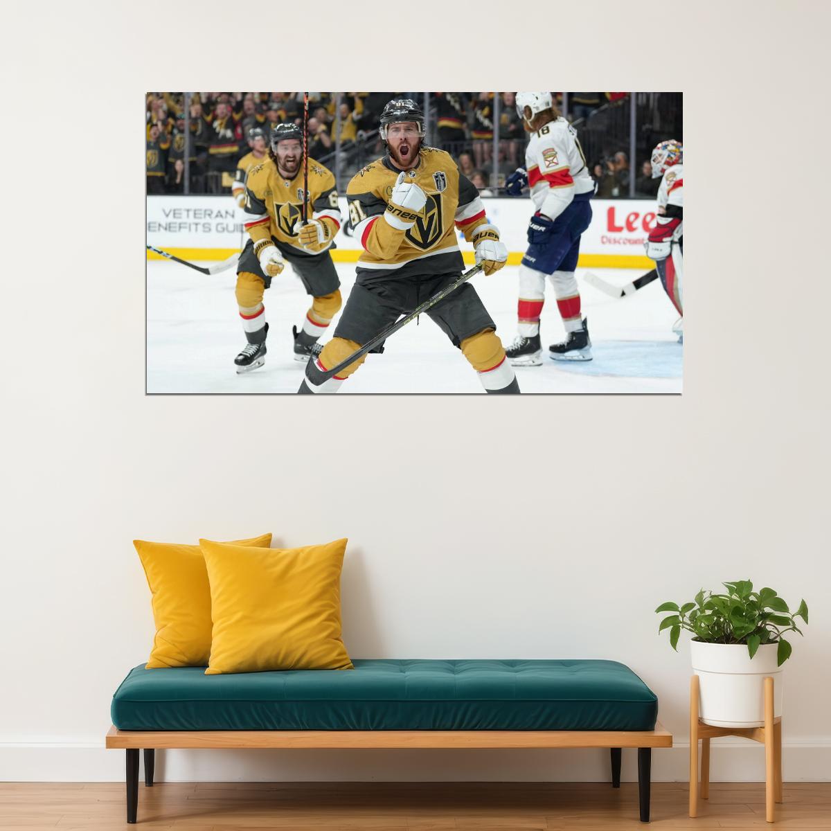 Jonathan Marchessault Scream Famous USA Hockey Player Poster North America Hockey HD Photo Print