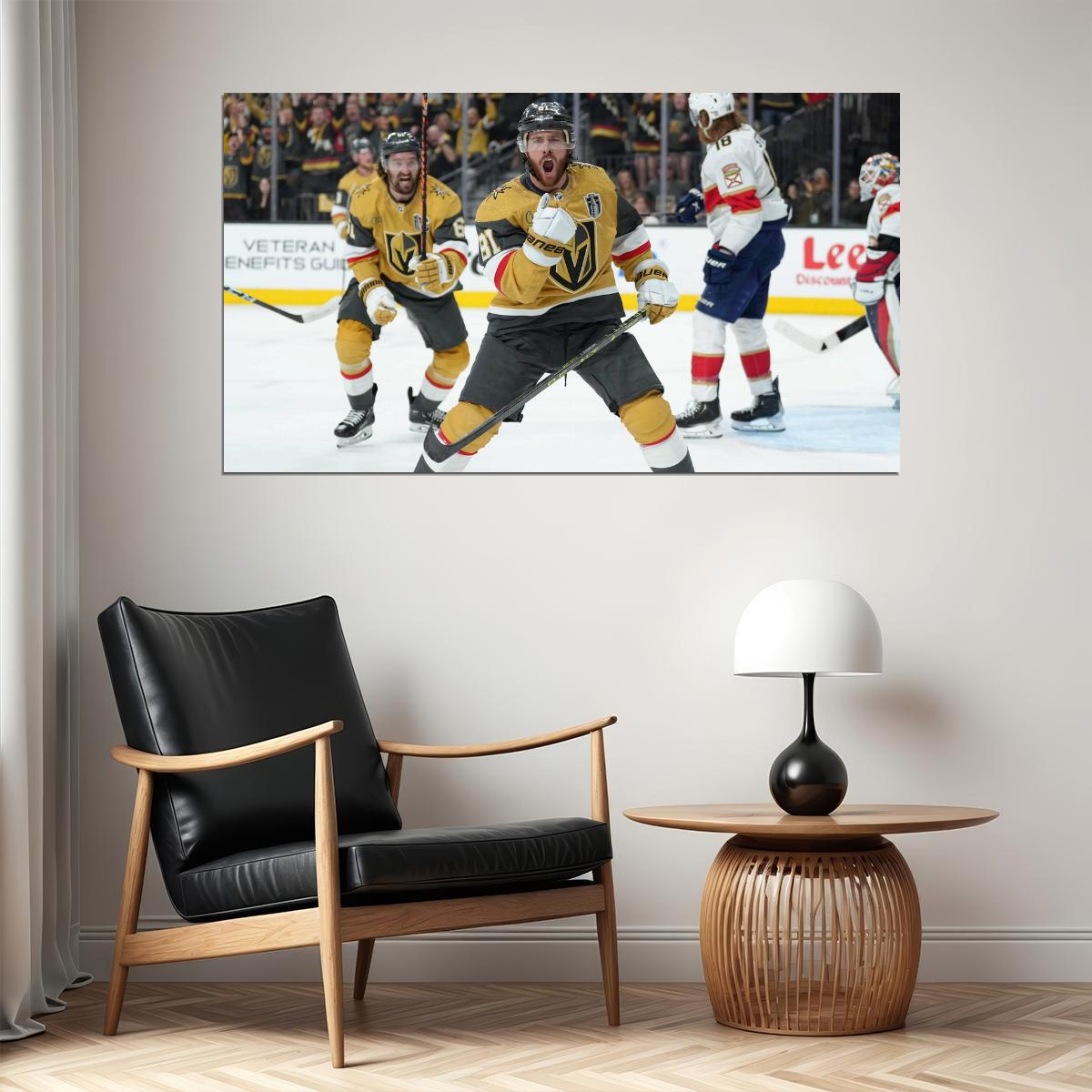 Jonathan Marchessault Scream Famous USA Hockey Player Poster North America Hockey HD Photo Print