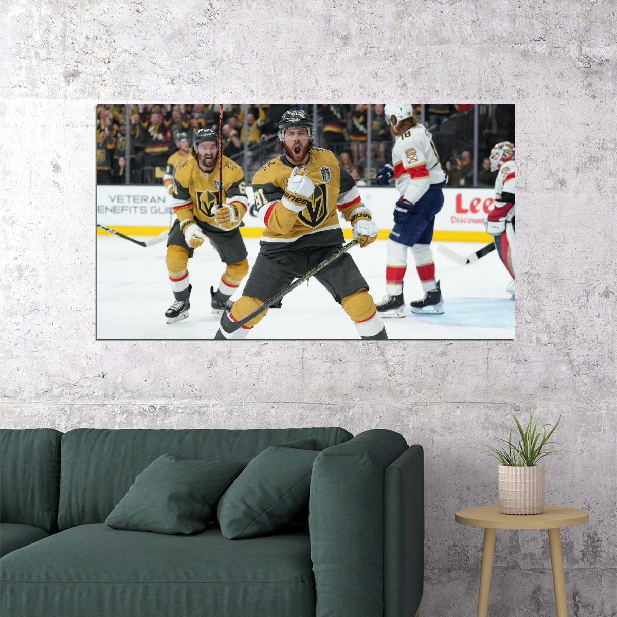 Jonathan Marchessault Scream Famous USA Hockey Player Poster North America Hockey HD Photo Print