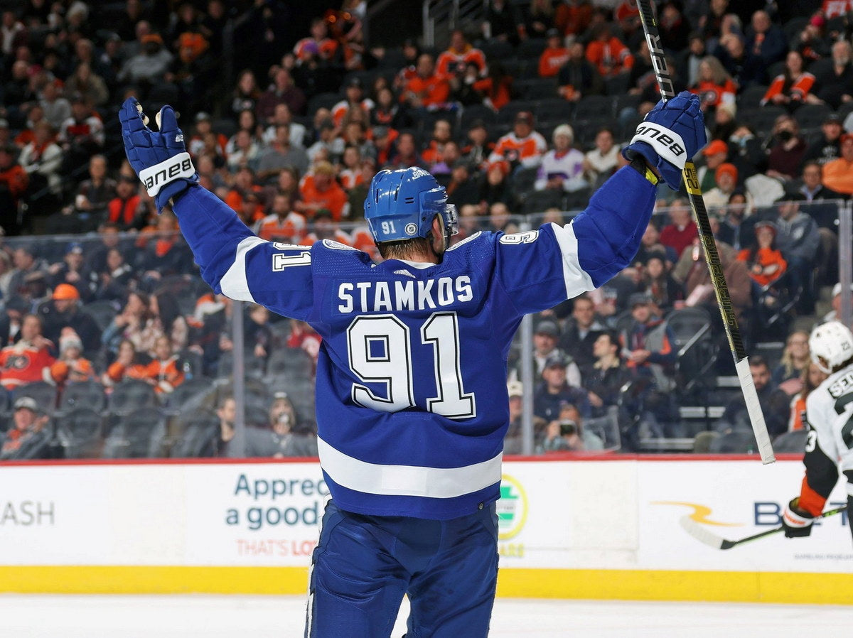 Steven Stamkos Back Shot Famous USA Hockey Player Poster North America Hockey HD Photo Print - xonomax