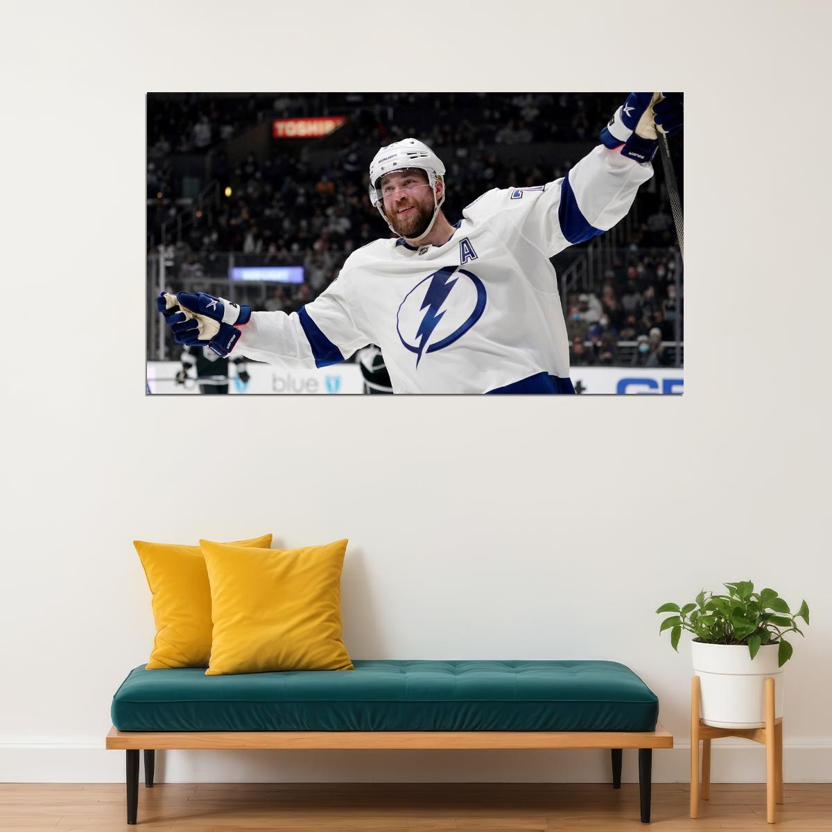 Victor Hedman Famous USA Hockey Player Poster North America Hockey HD Photo Print - xonomax