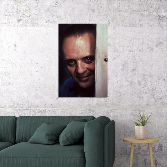 Anthony Hopkins Hannibal Lecter First Meeting Silence of the Lambs Movie Poster Iconic Thriller Photo Print - xonomax
