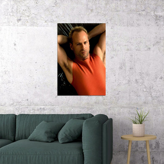 Bruce Willis Korben Dallas The Fifth Element Movie Poster 90s Sci-Fi Film Photo Print - xonomax