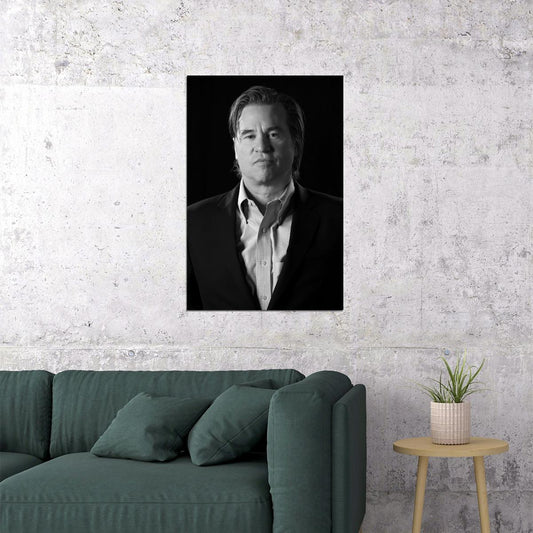 Val Kilmer Black and White Portrait Hollywood Legend Photo Print Film - xonomax