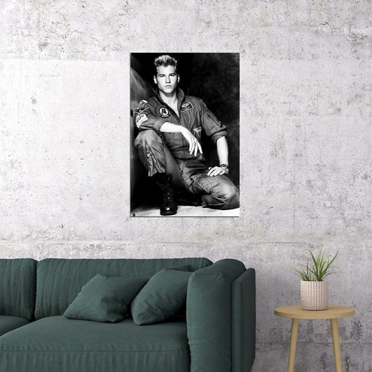 Val Kilmer Iceman Top Gun Movie Poster Classic 80s Fighter Pilot Film Photo Print - xonomax