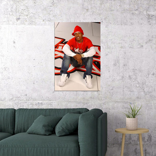 Nick Cannon Wild 'N Out Poster Y2k Comedy Show Host Early 2000s TV Star Wall Art Print - xonomax