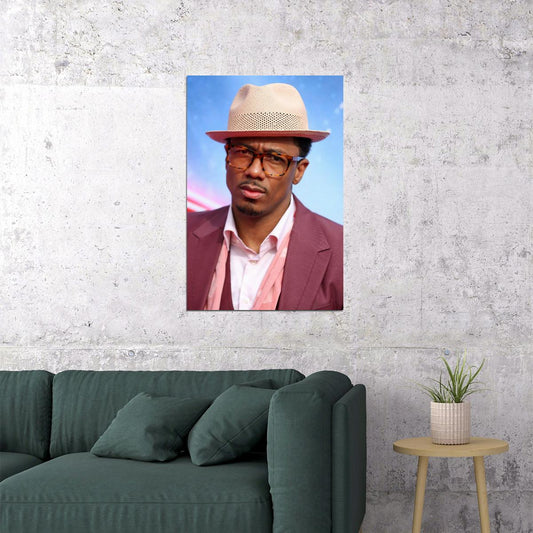 Nick Cannon Red Carpet Poster Stylish Hollywood Star Photo Fashion Icon Wall Art Print - xonomax