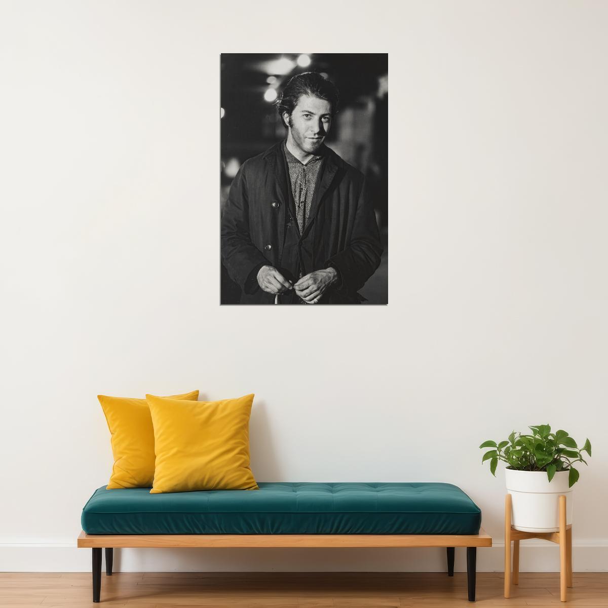 Dustin Hoffman Midnight Cowboy 1969 Movie Poster Iconic Ratso Rizzo Classic Hollywood Drama Film Wall Art Print - xonomax