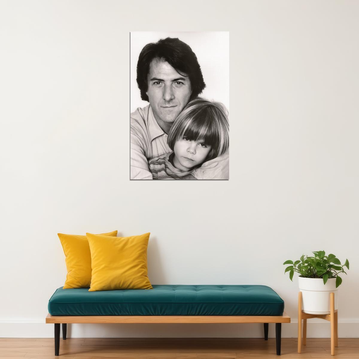 Dustin Hoffman Kramer vs. Kramer 1979 Movie Poster Ted Kramer Oscar-Winning Drama Film Wall Art Print - xonomax