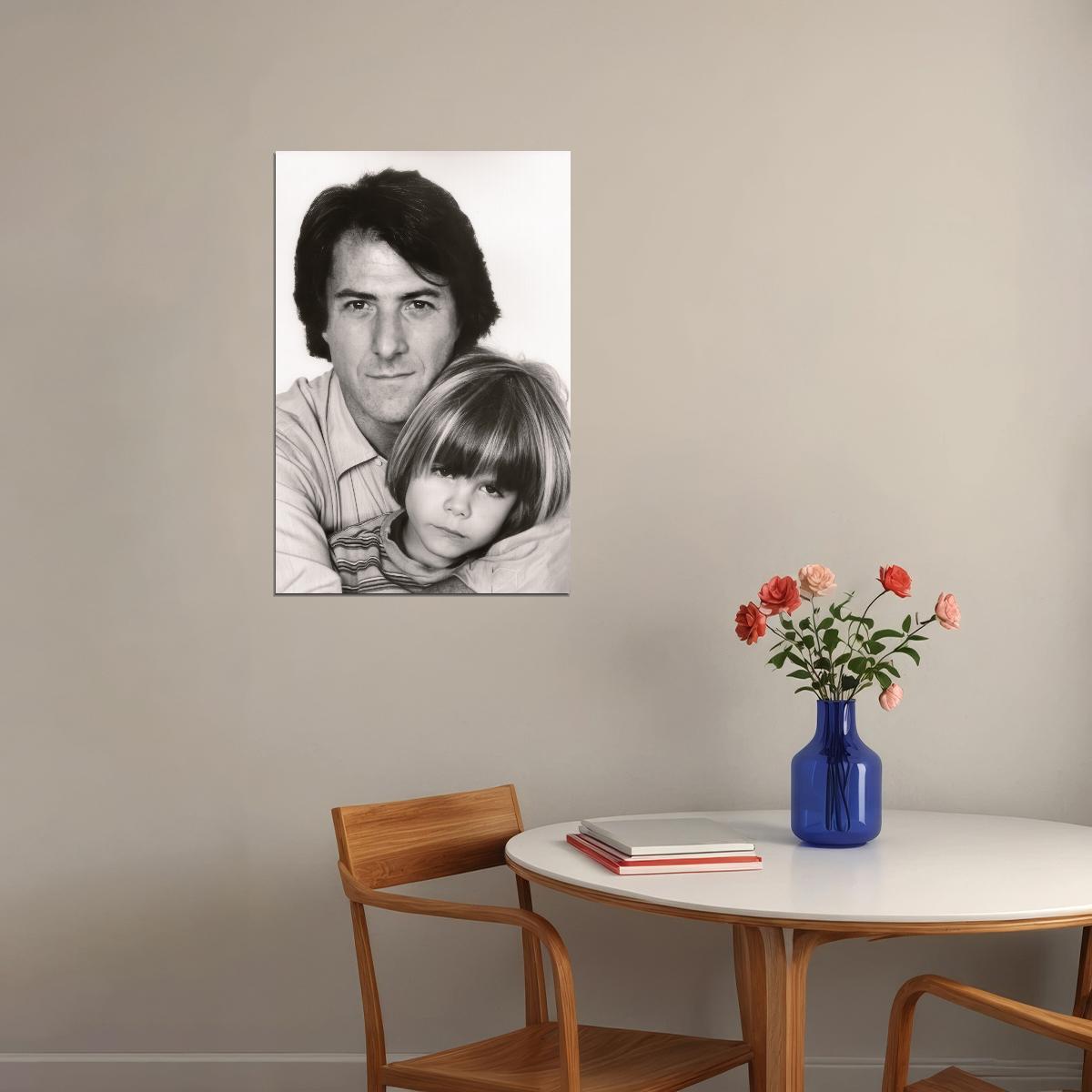 Dustin Hoffman Kramer vs. Kramer 1979 Movie Poster Ted Kramer Oscar-Winning Drama Film Wall Art Print - xonomax