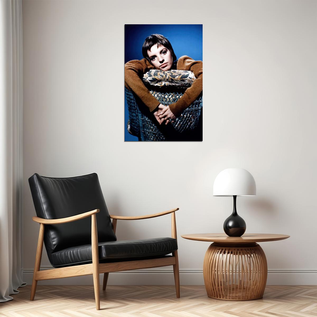 Liza Minnelli Actress 1970s Color Portrait Poster Timeless Hollywood Movie Star Print Broadway Legend Wall Art - xonomax