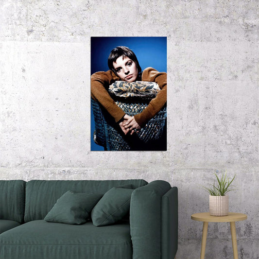 Liza Minnelli Actress 1970s Color Portrait Poster Timeless Hollywood Movie Star Print Broadway Legend Wall Art - xonomax