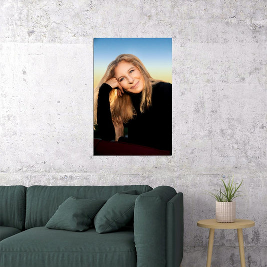 Barbra Streisand Modern Portrait Photo Print Legendary Hollywood Icon Poster Actress Wall Art - xonomax