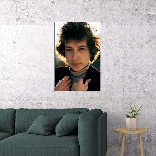 Bob Dylan Vintage Photo Poster 1960s Music Legend Wall Art - xonomax