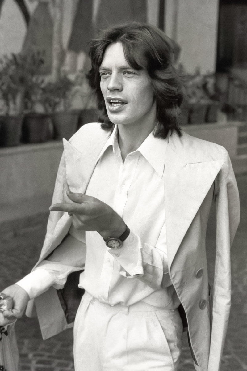 Mick Jagger Vintage 1970s Photo Poster Iconic Rock Star Print - xonomax